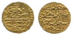 World Coins - Ottoman 1/2-Zeri Mahbub, Misr 1203h