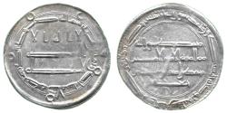 World Coins - Abbasid Dirham, Madinat al-Salam 181h