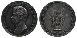 World Coins - Death of Mozart, silver medal, 1791