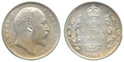 World Coins - Rupee, 1905, Calcutta