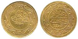 World Coins - Ottoman 2-Rumi, Qustantiniya 1223h/10