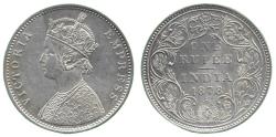 World Coins - Rupee, 1878, Bombay