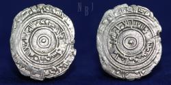 World Coins - FATIMID: AL-'AZIZ (365-386h), Error type AR 1/2 Dirham. mahdiya 380h, 1.34gm, RRR