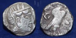Ancient Coins - ARABIA: UNCERTAIN EASTERN MINT. Circa 353-294 B.C. AR Tetradrachm. Imitating Athens, 15.89gm.