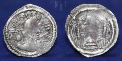 Ancient Coins - INDO SASANIAN: Sindh. Pre-Gujarat Series. AR Drachm. AD 457/9-484, 3.96 gm.