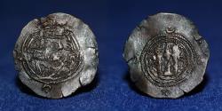 Ancient Coins - SASANIAN COPPER Pashiz Coin Khosro II Type (591-628)AD Mint Bishapur, Date 30, 0.91g, 19mm, GOOD VF RR