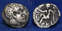 Ancient Coins - Arabia: 'Abi'el, late 3rd–mid 2nd century BC, Obol, 0.32gm, 8mm, RRR