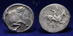 Ancient Coins - SICILY: Gela, AR Didrachm, ca. 490/85-480/75 BC, 8.41gm.