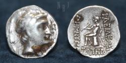 Ancient Coins - Seleucid Kingdom: Demetrios I. 162-150 BC, AR Silver Drachm, 3.76gm