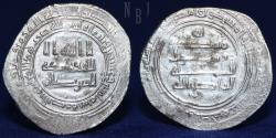 World Coins - ABBASID: al-Radi (322-329h), AR Dirham, al-Basra 322h, 4.35gm.