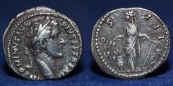 Ancient Coins - ROMAN Imperial Antoninus Pius AD 153-154, AR Denarius, 2.93g, 18mm.