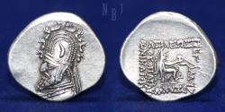 Ancient Coins - KINGS of PARTHIA: Sinatrukes. 93/2-70/69 BC. AR Drachm. Rhagae mint, 4.13gm