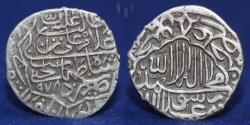 World Coins - Safavids Tahmasp I. AH 930-984 / AD 1524-1576. AR Shahi. Yazd mint. AH 978, 2.30g, 18mm, About EF
