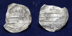 World Coins - Abbasid: Harun al-Rashid, AR Dirham, San'a' 183h, 1.11gm, RR