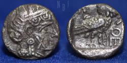 Ancient Coins - South Arabia, Qatabanian (3rd - 2nd cen. BC). AR Hemidrachm.