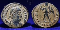 Ancient Coins - ROMAN: VALENTINIAN I. Follis. AD 364-367. Siscia mint, 2.33gm