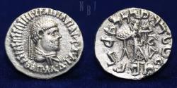 Ancient Coins - BAKTRIA: Indo Greek Kingdom. Apollodotos II Soter Philopator Megas. C 80-65 BC. AR Drachm, 2.32gm