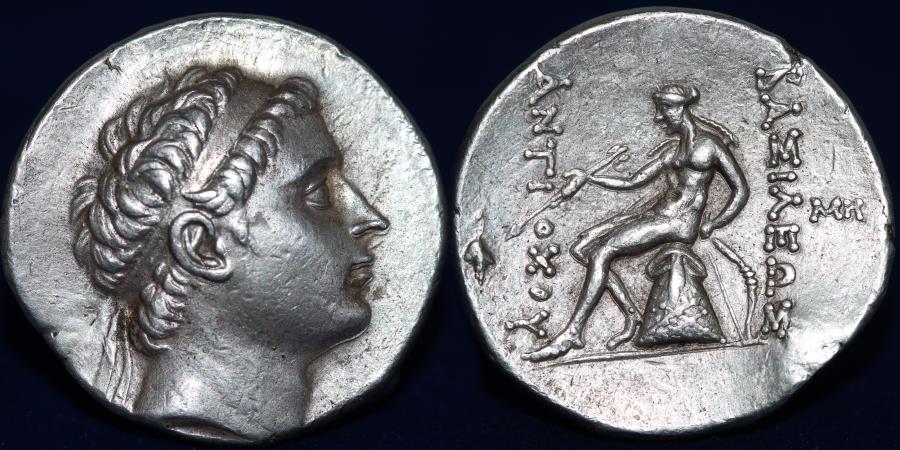 SELEUCID KINGDOM Antiochus III. 223-187 BC. Tetradrachm 29mm, 17.13g