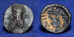 Ancient Coins - PERSIS NAPAD (Kapat). AR obol, late 1st century CE, 0.48gm, 10mm, ABOUT EF