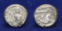 Ancient Coins - Phoenicia: Arados 400-380 BC. AR Drachm, 3.01gm