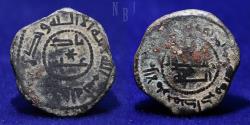 World Coins - ABBASID: AE fals. Badghis, Ayyar b. Zuhayr and his assistant Hamid, 2.70gm, Very Rare