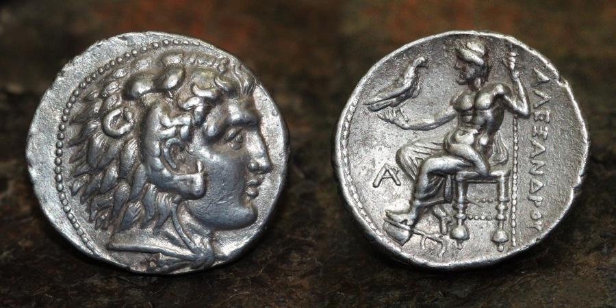 Ancient Greek King Alexander III the Great Silver Tetradrachm  336-323 BC 