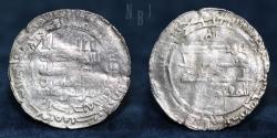 World Coins - Abbasid: al-Muqtadir (billah), AR Dirham, masisa 308AH, 2.64gm