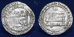 World Coins - Abbasid: al-Muqtadir (295-320h), AR Dirham, Sheraz 300h, 3.29gm.