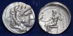 Ancient Coins - KINGS OF MACEDON: Alexander III 'the Great', 336-323 BC. AR Tetradrachm, Arados Mint, 16.98 gm.