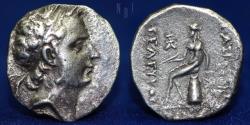 Ancient Coins - SELEUKID KINGS Seleukos IV. 187-175 BC. AR Drachm, Uncertain Median mint. 4.07gm.