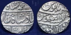 World Coins - Indian Mughal: Muhammad Shah, AR Rupees, Shahjahanabad mint, 1141 dated, 11.33gm