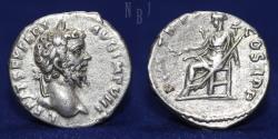 Ancient Coins - Roman Empire: Septimius Severus. AR Denarius. Laodicea mint. Struck AD 196-197, 3.72gm.