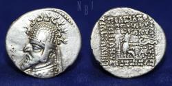 Ancient Coins - KINGS of PARTHIA: Sinatruces. 93/2-70/69 BC. AR Drachm, Ekbatana mint, 3.98gm
