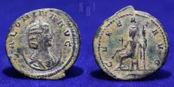 Ancient Coins - Roman Empire: Salonina. Augusta, AE Antoninianus, Antioch mint, 3.48gm