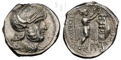 Ancient Coins - SELEUCID KINGDOM: Seleucus I Nicator. AR Tetradrachm, 17gm, NGC AU 5/5 - 2/5