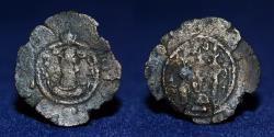 Ancient Coins - SASANIAN Copper Pashiz Khosro I (531-579)AD mint MI, date ? (1.01g,21mm) GOOD VF RR