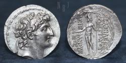 Ancient Coins - SELEUKID EMPIRE: Antiochos VIII Epiphanes. AR Tetradrachm. 121/0-113 BC, 16.34gm