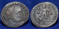 Ancient Coins - ROMAN: Licinius I. AD 308-324. AE follis. Siscia mint, 3.38gm