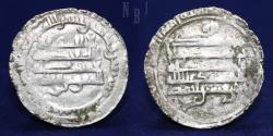 World Coins - Abbasid: AR Dirham, al-Mu'tamid 'ala Allah, Mint al-Kufa, Date 276 AH, 2.77gm.