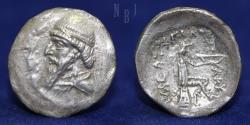 Ancient Coins - Parthia kingdom: Mithradates II, 121-91 BC, AR Drachm, 4.14gm, 20mm.