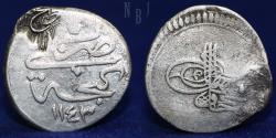 World Coins - Ottoman Empire; Mahmûd I, 1143-1168 H./1730-1745 AD. Abbasi or Onluk 1143 H, (4.32gm, 22mm)
