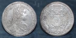 World Coins - AUSTRIA: Holy Roman Empire. Erzherzogtum Österreich. Karl VI. AR Taler. Hall mint. 1728.