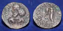 Ancient Coins - INDO PARTHIANS: Gondopharid Dynasty. Orthagnes, AE Tetradrachm, 7.99gm, VF