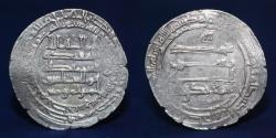 World Coins - ABBASID Al-Muqtadir, 908-932, AR Dirham. Tarsus, AH311, 3.99g, 27mm, Very Rare Mint, GOOD VF, RR