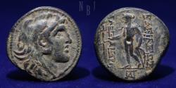 Ancient Coins - SELEUKID KINGS of SYRIA: Alexander I Balas, 152-145 BC. AE Bronze. Antioch on the Orontes, 6.43gm