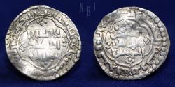 World Coins - Abbasid: AR Dirham, Madinat Al-Salam, AH 638, 2.98gm