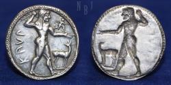 Ancient Coins - GREEK: Circa 525-500 BC. “AR Nomos”. Unsigned British Museum electrotype, 18.65gm