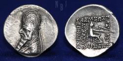 Ancient Coins - KINGS of PARTHIA: Mithradates II. AR Drachm. Rhagae, Struck circa 96/5-91 BC, 4.03gm