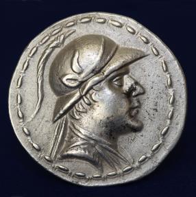 Ancient Coins - Eukratides I 'the Great' AR Tetradrachm. Circa 170-145 BC, 16.68 g, 35 mm.