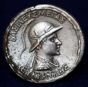 BACTRIAN KINGDOM Eucratides I The Great (CA. 171-145 BC) With Heliocles ...